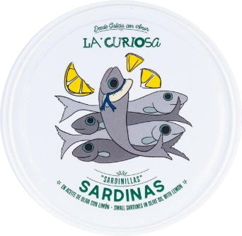 La Curiosa - Sardines à l'huile d'olive et au citron