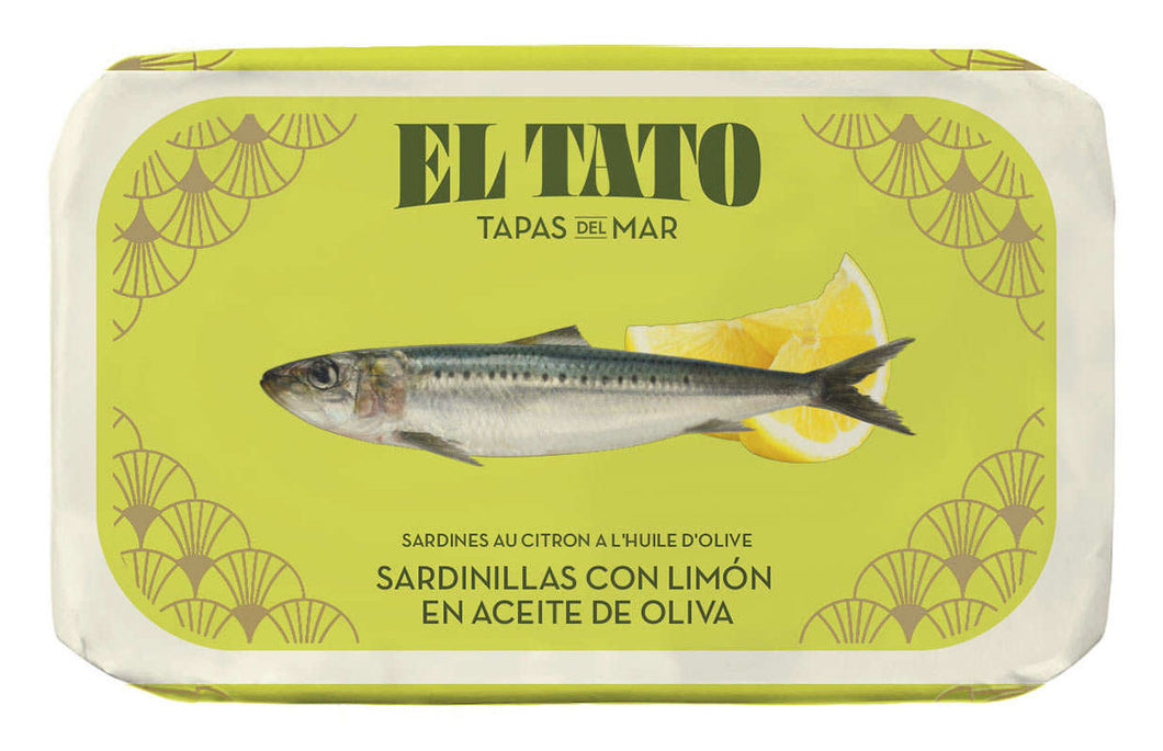 Sardines au citron à l'huile d'olive