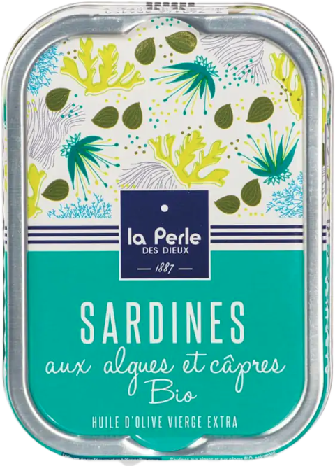Sardines au algues et câpres bio