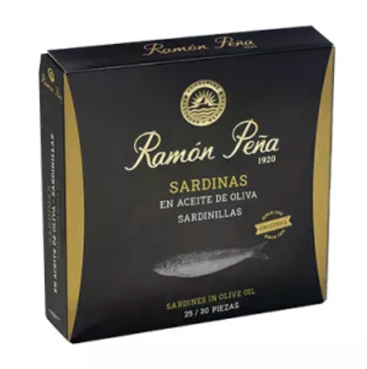 Sardines à l'huile d'olive (25 à 30 sardinillas)