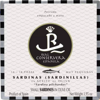 Sardines à l'huile d'olive (14/18 sardinillas)