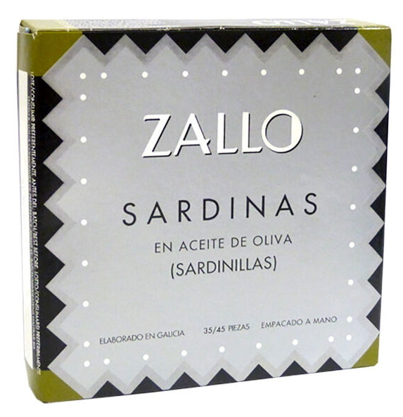 Sardines à l'huile d'olive (35/45 Sardinillas)