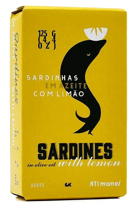 Sardines à l'huile d'olive et au citron — Ati Manel