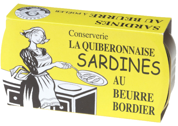 Sardines au beurre Bordier