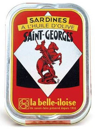 Sardines à l'huile d'olive Saint Georges